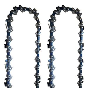 Opuladuo 2PC 12 Inch Chainsaw Chains, Replacement Chain for Dewalt 20V DCCS620B, DCCS620P1 Electric Chainsaw Chains - 3/8'' .043'' 45 Drive Links