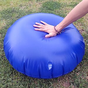 Kids Swing Hammock Pod Chair Replacement Inflatable Cushion , 27.5 in Swing Hammock Pod Chair Thickened PVC Inflatable Cushions (White)