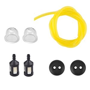 podoy mc43 fuel line for compatible with earthquake e43 e43ce auger cultivator fuel filter fuel grommet primer bulb repower kit