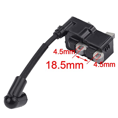 Hipa 291337001 Ignition Coil for Ryobi RY251PH RY252CS RY253SS RY254BC 25cc 25.4cc String Trimmer + Spark Plug