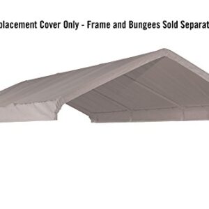 ShelterLogic MaxAP Canopy Replacement Cover, White, 10 x 20 ft.