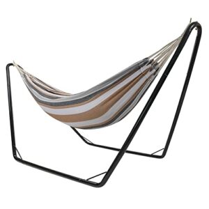 redswing double hammock with stand, 2 person heavy duty steel hammock stand, portable standing hammock for indoor outdoor backyard patio, 330lbs capaticy