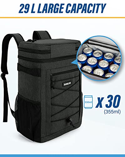 SUNLUG Cooler Backpack 30 Cans Large Backpack Cooler Insulated Leak Proof Soft Cooler Bag for Men Women to Picnics, Beach