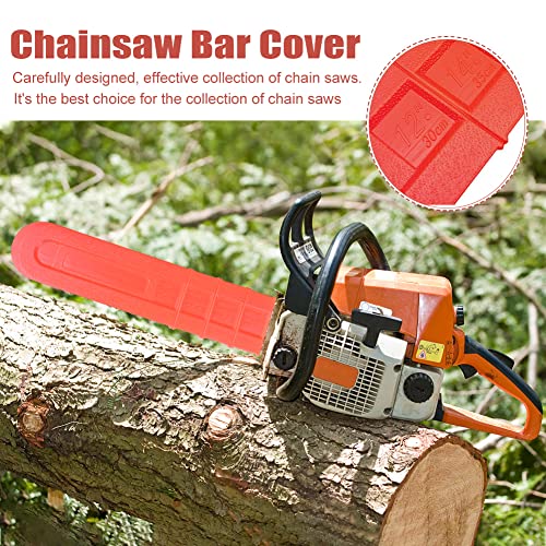 LVOERTUIG 18inch Chainsaw Bar Protective Cover Scabbard Guard Blade Cover(18inch)
