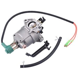 Dalom Carburetor w Fuel Shut-Off Valve for Harbor Freight Predator 420CC Portable Generator 69671 68530 68525 69672 69674 68529 68526 13HP 14HP 15HP 16HP RATO R420-III 7000/8750 Watt