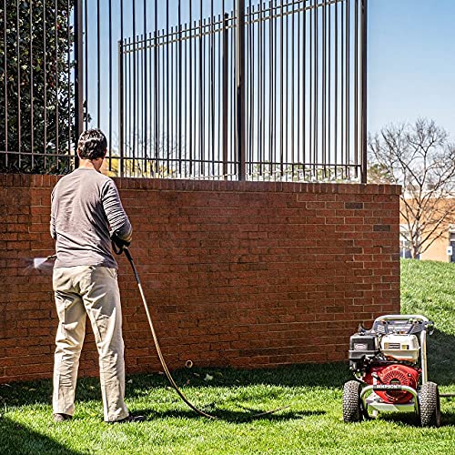 Simpson Cleaning ALH4240 Aluminum Series 4200 PSI Gas Pressure Washer, 4.0 GPM, HONDA GX390 Engine, Includes Spray Gun and Extension Wand, 5 QC Nozzle Tips, 3/8-inch x 50-foot Monster Hose, (49 State)