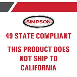 Simpson Cleaning ALH4240 Aluminum Series 4200 PSI Gas Pressure Washer, 4.0 GPM, HONDA GX390 Engine, Includes Spray Gun and Extension Wand, 5 QC Nozzle Tips, 3/8-inch x 50-foot Monster Hose, (49 State)
