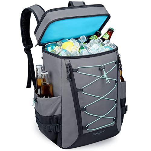 TOURIT Backpack Cooler Leakproof Insulated Cooler Backpack Large Capacity Lightweight Soft Cooler Bag for Men Women to Picnics, Camping, Hiking, Beach, Park or Day Trips