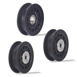 587973001 587969201 idler pulley assembly compatible with husqvarna craftsman walk-behind lawn mowers, for lawn mower decks idler pulley hu725awd/bbc, hu725awdhq, lc221rh replaces previous 581904001