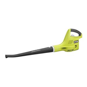 factory reconditioned ryobi one+ 18-volt cordless leaf blower/sweeper – (battery and charger not included) (renewed)