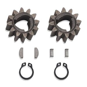 Lawn Mower Parts 42661-VE2-800 Gears 42672-VE2-800 Keys Springs & Clips, Compatible with H-onda Drive Wheel Kit, for H-onda Mower HRR216/HRS216 Drive Gear Kit 12 Teeth - Fits HRB216K4 HRB216K5 Models