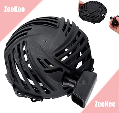 Zeekee Recoil Pull Starter 591139 Replacement for Troy Bilt Craftsman TB110 TB200 140CC 150CC Lawn Mower Compatible with Briggs & Stratton Engines Pull Start Assembly