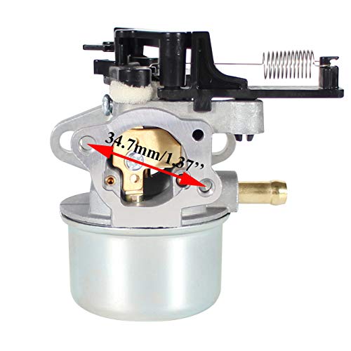 591137 Carburetor for Briggs Stratton 591597 216852 590780 593380 591137 110P02 110P05 8.75 875 series 190cc Engine Fits Troy-Bilt 020568 020676 8.5 850ex Pressure Washer