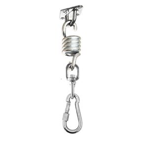 bigtron hammock hanging kit, swivel hook, stainless steel 600lb capacity, perfect for hammocks, chairs, beds, baskets, furniture, swings outdoor/indoor