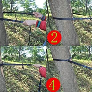 aotedo 10ft x2,(16+1) Loops x2,Hold 3000 lbs/pcs,2 Carabiners,Hammock Tree Straps,Yoga Strap and Stretching Strap for Tree Swings,Hammocks,Flexibility,Physical Therapy Exercise and Stretching