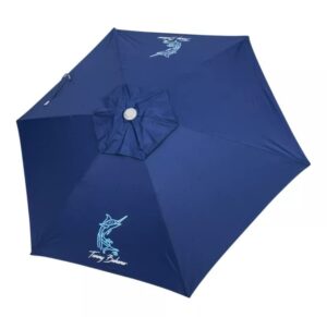 tommy bahama 2020 sand anchor 7 feet beach umbrella with tilt and telescoping pole (solid blue)