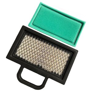 heyzlass 499486s 698754 air filter,compatible with briggs stratton 499486 lawn mower air filter cartridge, fit bs 18-26 hp intek v-twins engine air cleaner