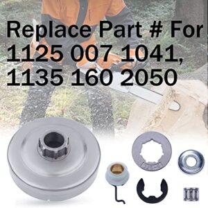 Mtanlo .325 Rim Sprocket Clutch Cover Worm Gear Bearing Kit for Stihl MS311 MS391 029 MS290 034 036 MS340 MS360 MS310 MS390 Chainsaw