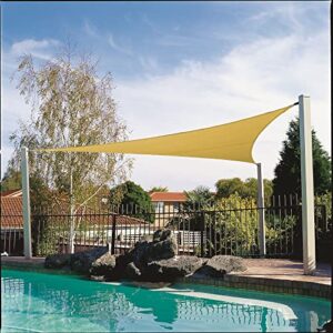 Coolaroo Coolhaven 15ft. x 12ft. x 9ft. Triangle Shade Sail Color: Sahara