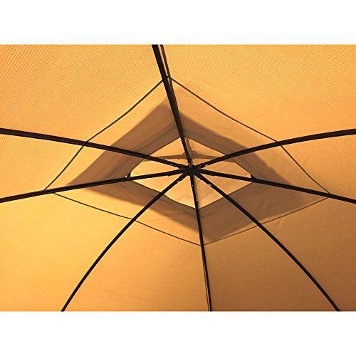 Garden Winds Replacement Canopy for The Windsor Gazebo - Standard 350 - Beige - Will NOT FIT Any Other Model - Read Before Buying