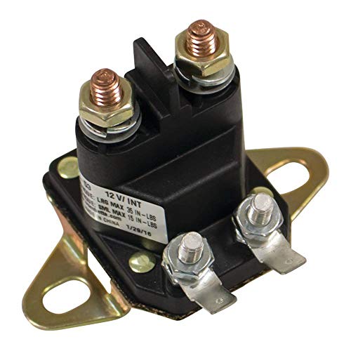 Stens New Starter Solenoid 435-103 Compatible with AYP 109081X, 109446X, 109946, 145673, Husqvarna 523146154, 532109081, 532109946, 532145673, Toro 110116, 1101162, 110167, 47-1910, 740207