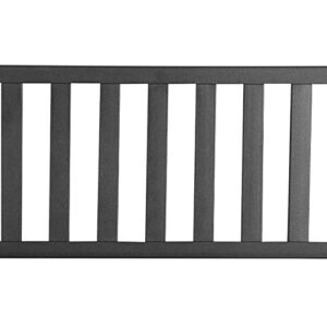 Outsunny 50" Garden Park Bench, Slatted Steel Outdoor Decorative Loveseat for Patio Lawn