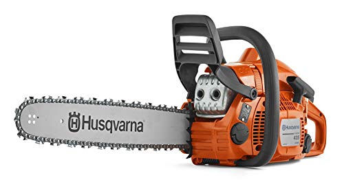 Husqvarna 435 Gas Chainsaw, 40-cc 2.2-HP, 2-Cycle X-Torq Engine, 16 Inch Chainsaw with Smart Start, For Wood Cutting and Tree Trimming