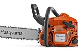 Husqvarna 435 Gas Chainsaw, 40-cc 2.2-HP, 2-Cycle X-Torq Engine, 16 Inch Chainsaw with Smart Start, For Wood Cutting and Tree Trimming