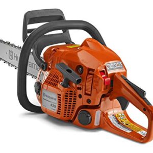 Husqvarna 435 Gas Chainsaw, 40-cc 2.2-HP, 2-Cycle X-Torq Engine, 16 Inch Chainsaw with Smart Start, For Wood Cutting and Tree Trimming