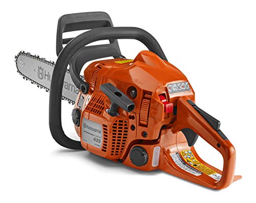 Husqvarna 435 Gas Chainsaw, 40-cc 2.2-HP, 2-Cycle X-Torq Engine, 16 Inch Chainsaw with Smart Start, For Wood Cutting and Tree Trimming