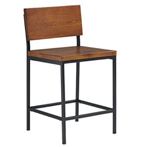 progressive furniture sawyer stool, brown