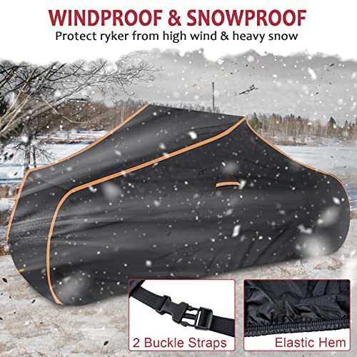 StarknightMT Waterproof Ryker Cover - Full Cover for Ryker 900/600/Sport/Rally Edition, Heavy-Duty 420D Fabric Ryker Accessories All Wealther Cover for Outdoor Indoor Snow Rain Dust Sun Protection