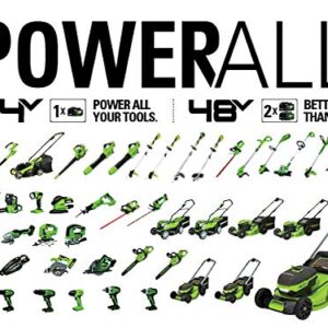 Greenworks 24V Cordless Blower (130 MPH / 330) with 2AH Battery and Charger