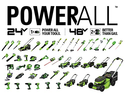 Greenworks 24V Cordless Blower (130 MPH / 330) with 2AH Battery and Charger