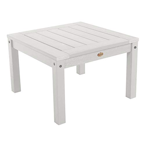 Highwood AD-DSST1-WHE Adirondack Side Table, White