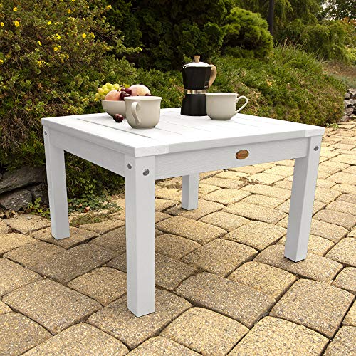 Highwood AD-DSST1-WHE Adirondack Side Table, White