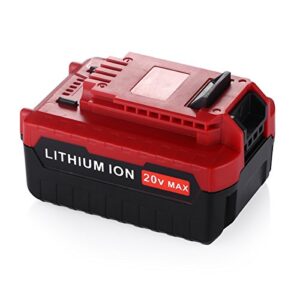 powerextra 20v max 6.0ah lithium replacement battery compatible with porter cable pcc685l pcc680l cordless tools batteries