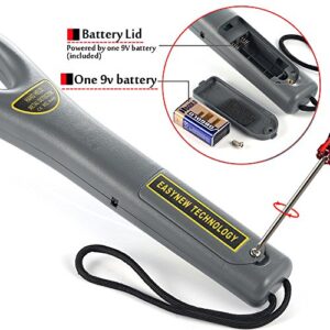 Hand Held Metal Detector,V-Resourcing Portable High Sensitivity Metal Detector for Security Inspection