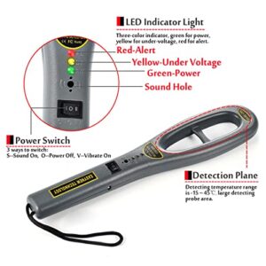 Hand Held Metal Detector,V-Resourcing Portable High Sensitivity Metal Detector for Security Inspection