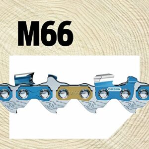 Oregon M66 SpeedCut Chainsaw Chain for 16-Inch Bar - .325-Inch Pitch, .050-Inch Gauge, 66 Drive Links, Replacement Low-Kickback Chainsaw Blade, fits Many Husqvarna & Jonsered Models (95TXL066G)