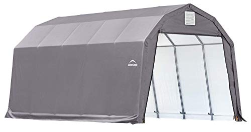 ShelterLogic 90253 Grey 12'x28'x11' Barn Shelter