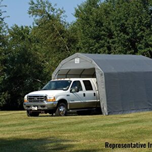 ShelterLogic 90253 Grey 12'x28'x11' Barn Shelter