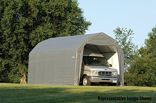 ShelterLogic 90253 Grey 12'x28'x11' Barn Shelter