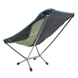 GRAND TRUNK Alite Mantis Chair | Lightweight Stable Camping Chair | Portable, Quick and Easy Setup | Lawn Chair for Hiking, Backpacking, Fishing and Beach - Black