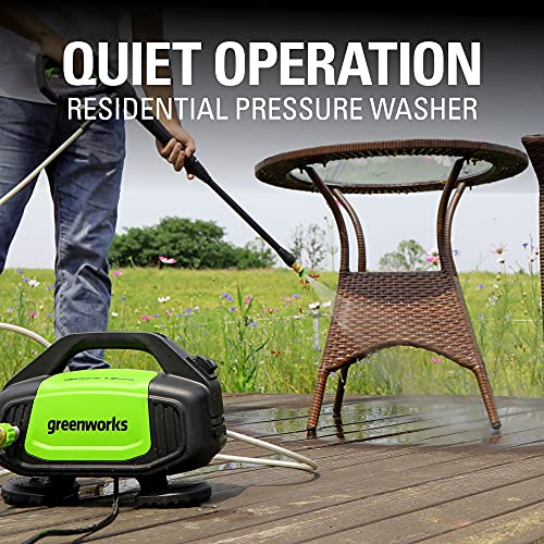 Greenworks 1500 PSI 1.2 GPM Electric Pressure Washer, GPW1502