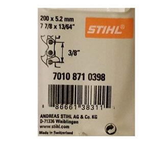 Stihl 7010 871 0398 Replacement File For 3/8" Chainsaw Chains, Pack Of 3
