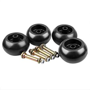 Anti Scalp Deck Wheel Kit Compatible with Bad Boy 022-5234-98 for Toro 1-603299 68-2730 for Kubota K5351-42110 K5371-42110 for Husqvarna 539 10 26-43 for Lawn-Boy 1-603299 68-2730 4 Pack