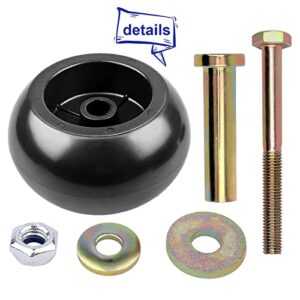 Anti Scalp Deck Wheel Kit Compatible with Bad Boy 022-5234-98 for Toro 1-603299 68-2730 for Kubota K5351-42110 K5371-42110 for Husqvarna 539 10 26-43 for Lawn-Boy 1-603299 68-2730 4 Pack