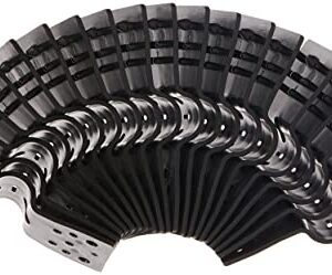 Coolaroo 301385 20Pc Butterfly Clips, 20-Pack, Black