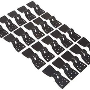 Coolaroo 301385 20Pc Butterfly Clips, 20-Pack, Black
